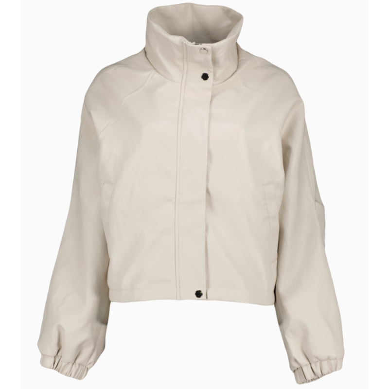 Куртка зі штучної шкіри світла